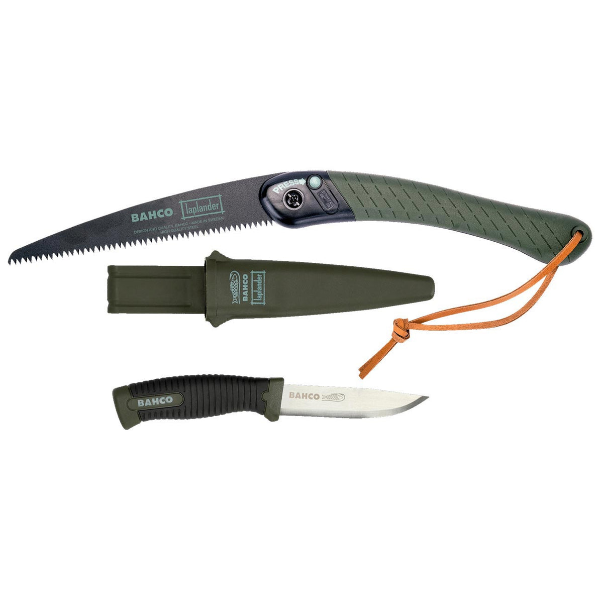 Bahco Laplander 2-Piece Folding Saw and Knife Set