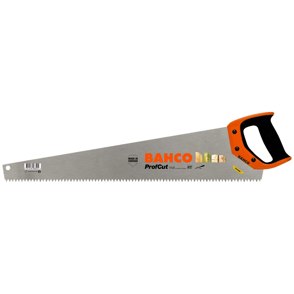 Bahco BAHPC24TIM 24-Inch ProfCut Timber Hand Saw for Wet and Tanalised Wood