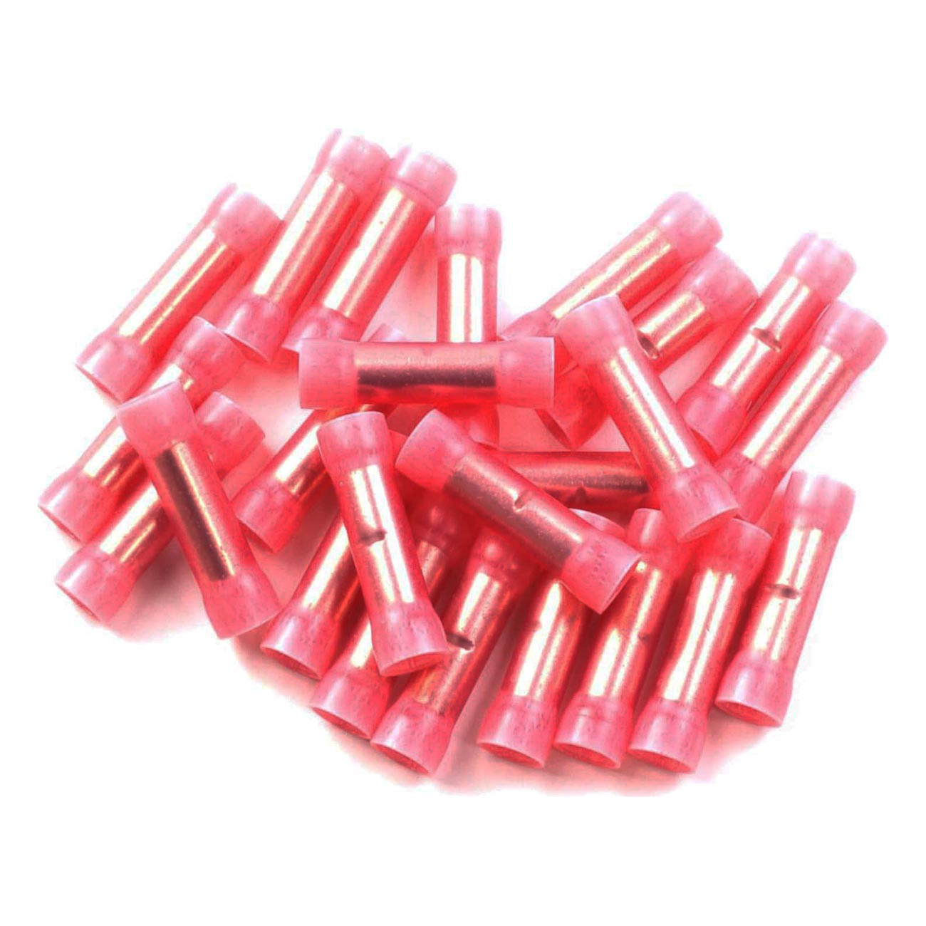 Xscorpion Butt Crimp Connectors 8 Gauge Red - Pack of 25