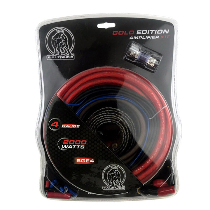 Xscorpion Bullz Audio 4 Gauge Amplifier Wiring Kit - 2000 Watts