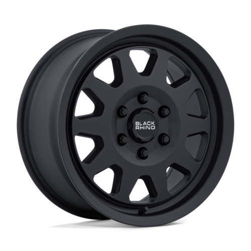 Black Rhino Hard Alloys Stadium 16-Inch Matte Black Wheel, 6x130 Bolt Pattern, +45 Offset