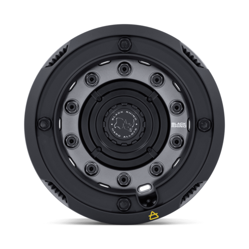 Black Rhino Hard Alloys BR027 ARX 17-Inch Gun Black Wheel with Matte Black Ring