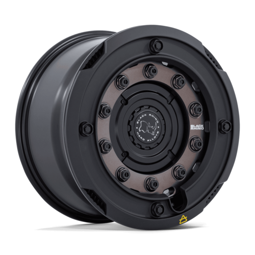 Black Rhino Hard Alloys BR027 ARX 17-Inch Matte Bronze Wheel with Matte Black Ring