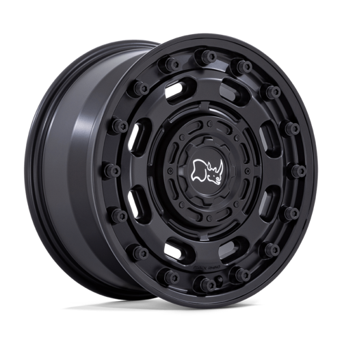 Black Rhino Hard Alloys ATLAS 17x8 Matte Black Wheel, 6x130 Bolt Pattern, +38 Offset