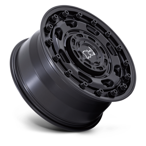 Black Rhino Hard Alloys ATLAS 17x8 Matte Black Wheel, 6x130 Bolt Pattern, +38 Offset
