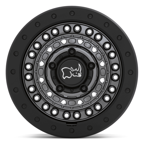 Black Rhino Hard Alloys Barricade 20x9 Wheel, 6x135 Bolt Pattern, +10 Offset, Gun Black with Black Rock Guard