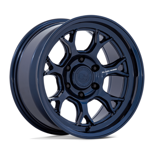 Black Rhino Hard Alloys BR017 Etosha 17x8.5 Gloss Midnight Blue Wheel, 6x5.5 Bolt Pattern, +20 Offset