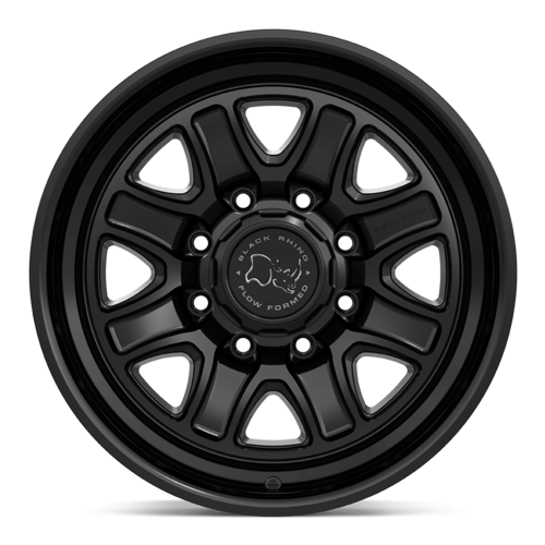Black Rhino Hard Alloys BR032 ECHO 18x9 Matte Black Wheel, 8x6.5 Bolt Pattern, +12 Offset