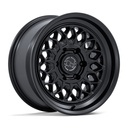 Black Rhino Hard Alloys BR034 Graz 17-Inch Matte Black Wheel, 6x5.5, +25 Offset