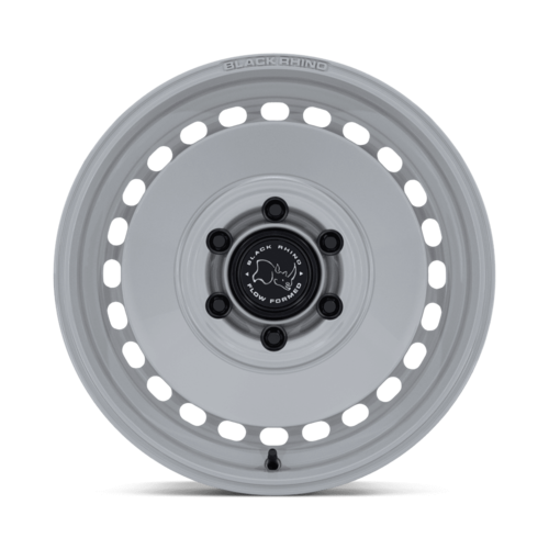 Black Rhino Hard Alloys Basin 17x8 Inch Off-Road Wheel with Gray Space Finish - Model BR036 BASIN