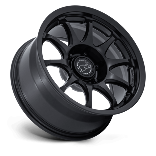Black Rhino Hard Alloys BR038 RONIN 17x8.5 Inch Matte Black Alloy Wheel