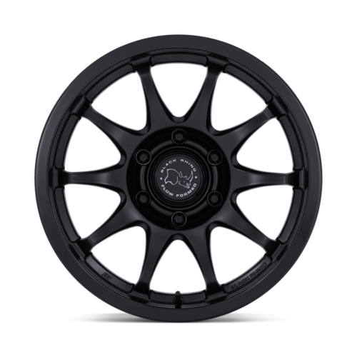 Black Rhino Hard Alloys BR038 RONIN 17x8.5 Inch Matte Black Alloy Wheel