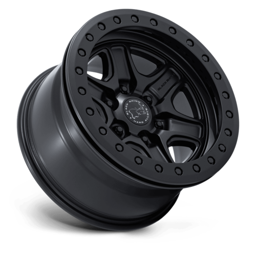 Black Rhino Hard Alloys ECHO Trail Lock 17x8.5 Inch Matte Black Beadlock Wheel