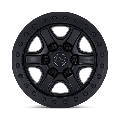 Black Rhino Hard Alloys ECHO Trail Lock 17x8.5 Inch Matte Black Beadlock Wheel