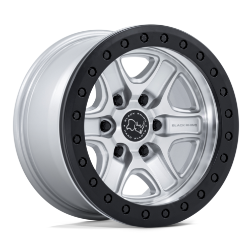 Black Rhino Hard Alloys BR200 ECHO TRAIL LOCK 17x8.5 Inch Beadlock Wheel with 6x139.7 Bolt Pattern