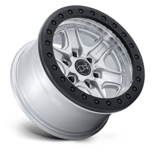 Black Rhino Hard Alloys BR200 ECHO TRAIL LOCK 17x8.5 Inch Beadlock Wheel with 6x139.7 Bolt Pattern