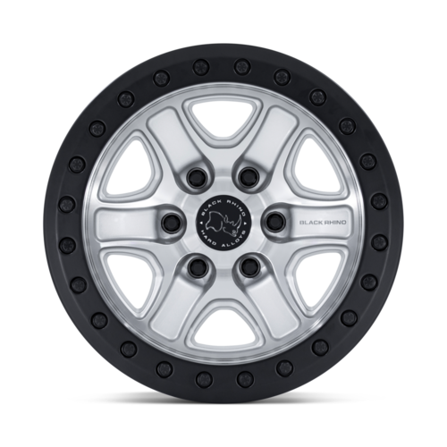 Black Rhino Hard Alloys BR200 ECHO TRAIL LOCK 17x8.5 Inch Beadlock Wheel with 6x139.7 Bolt Pattern