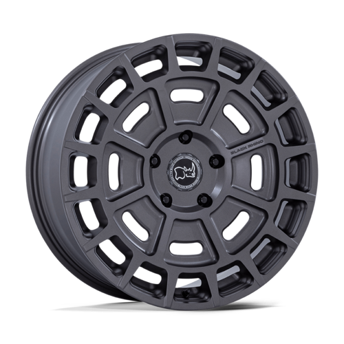 Black Rhino Hard Alloys BR404 Voltaic 20-Inch Matte Gunmetal Wheel, 5x5.5-Inch Bolt Pattern, +35 Offset