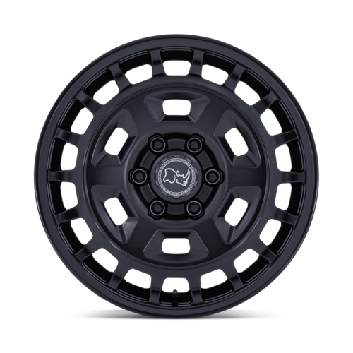 Black Rhino Hard Alloys BR405 Rover 18x8 Wheel, 6x5.5 Bolt Pattern, +32 Offset, Matte Black with Gloss Black Lip