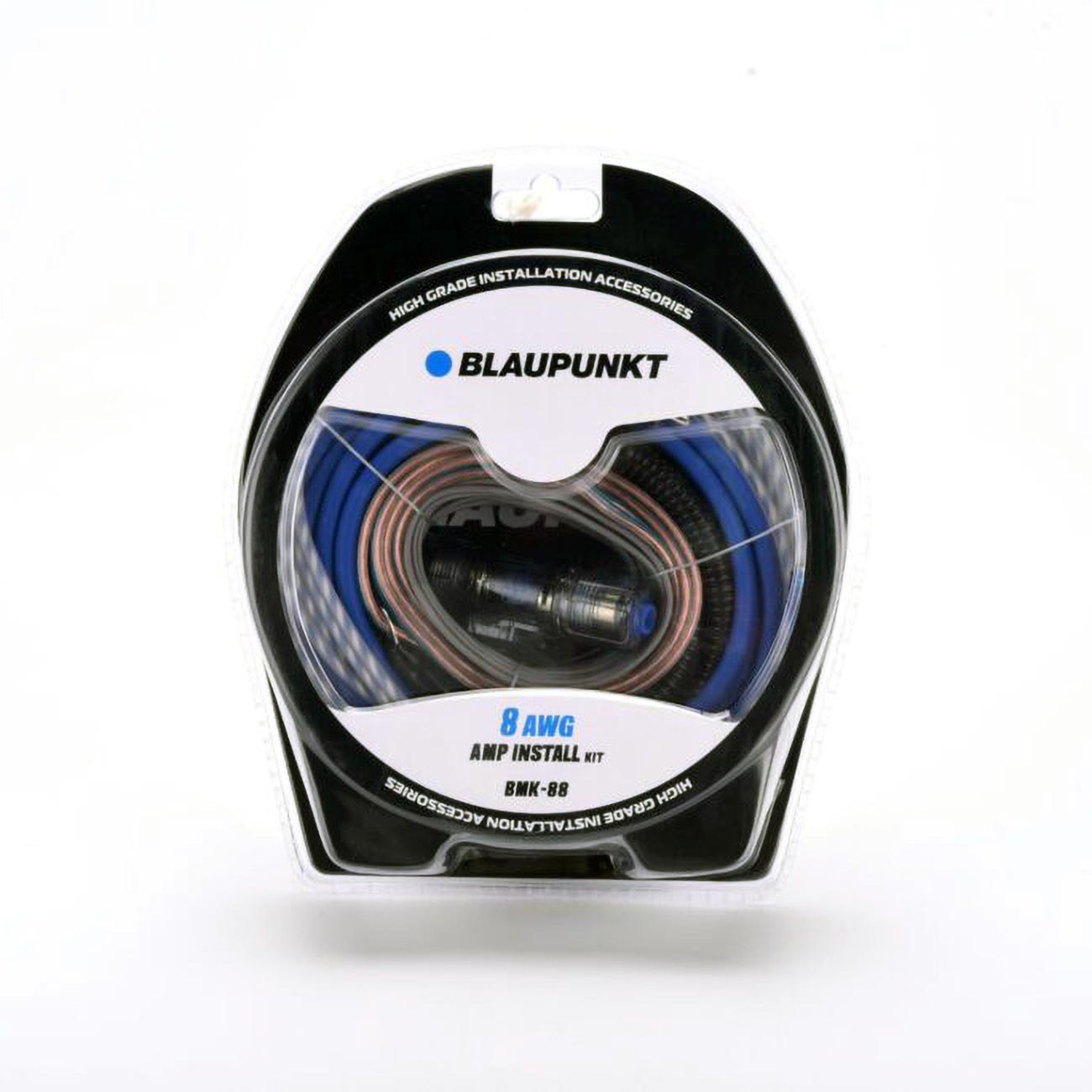 Blaupunkt BMK88 8-Gauge Amplifier Kit with CCA Cables for Car Audio System BMK88 - View 1