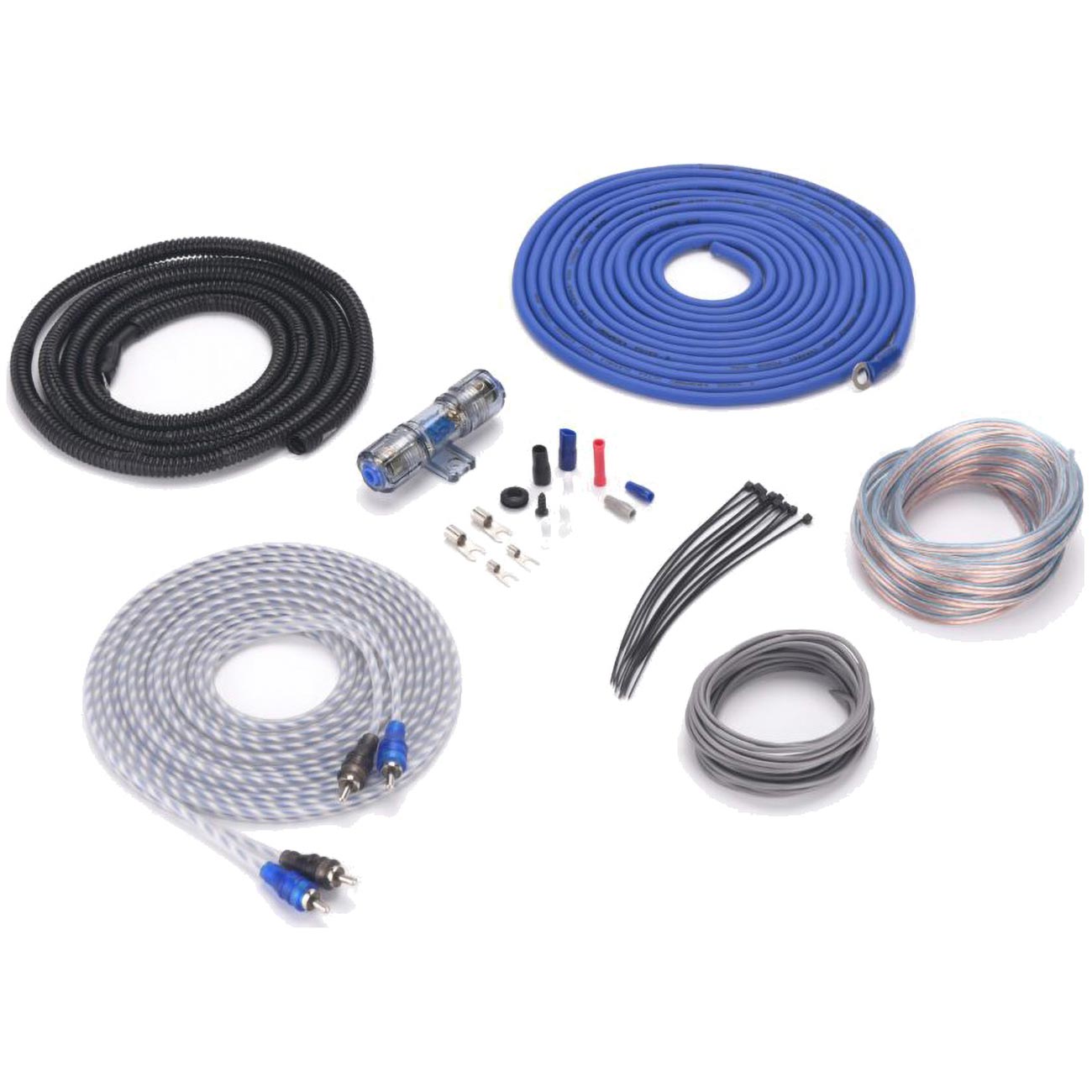 Blaupunkt BMK88 8-Gauge Amplifier Kit with CCA Cables for Car Audio System BMK88 - View 2