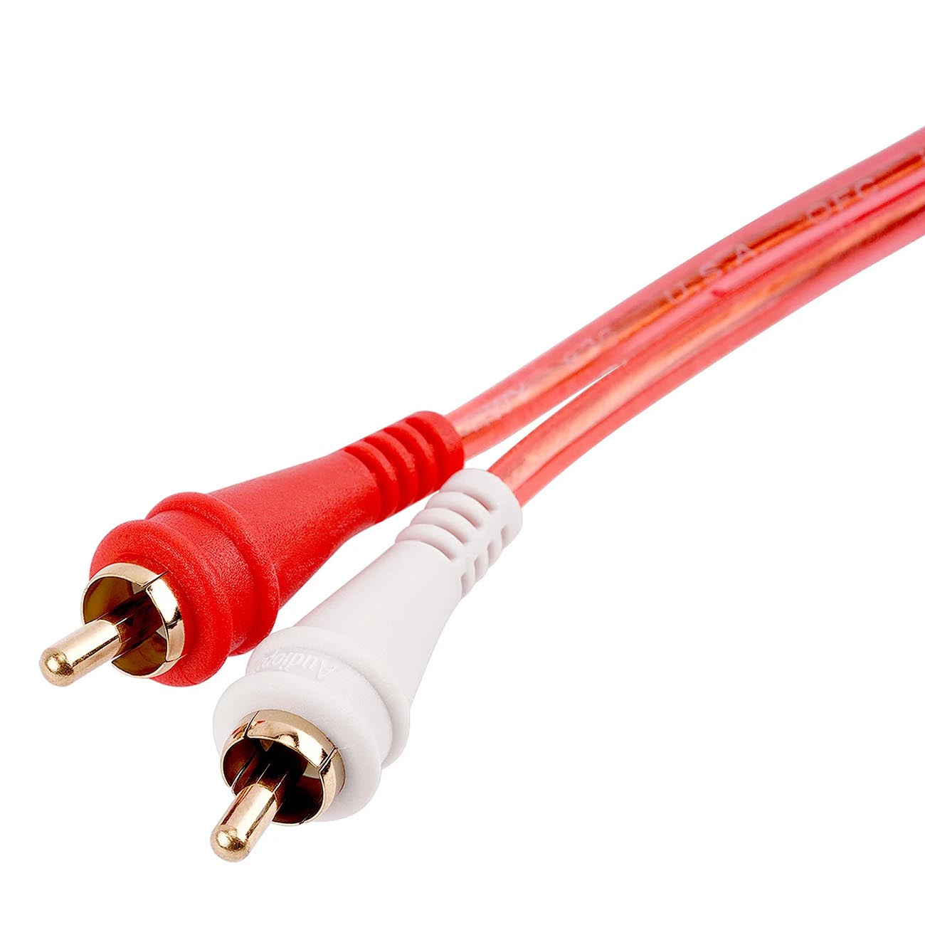 Audiopipe Bin-Master Series 10 Foot RCA Cable - Right Angle Connectors, Bulk Pack of 10