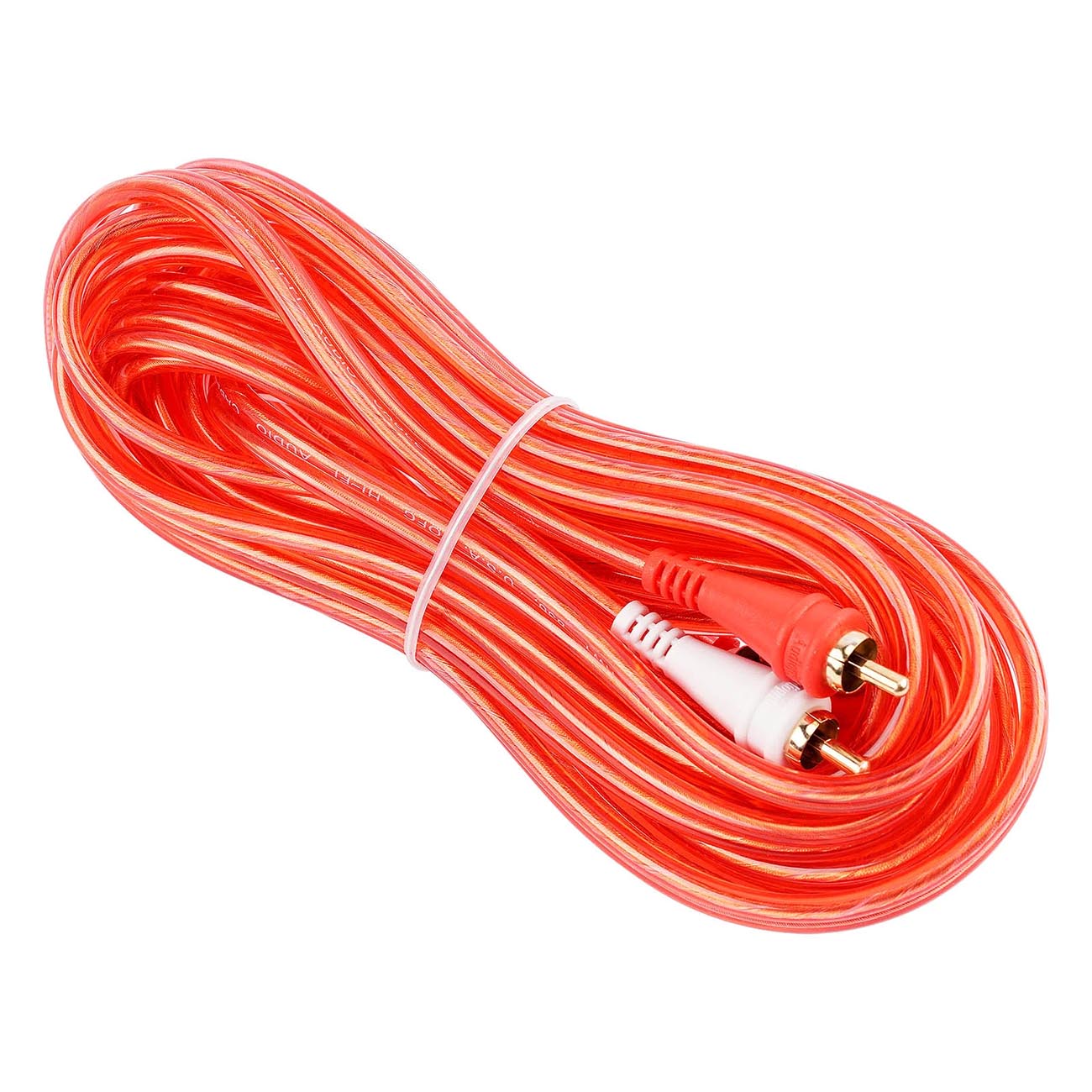 AudioPipe Bin-Master Series 17-Foot Right Angle RCA Cable - Bulk Pack of 10