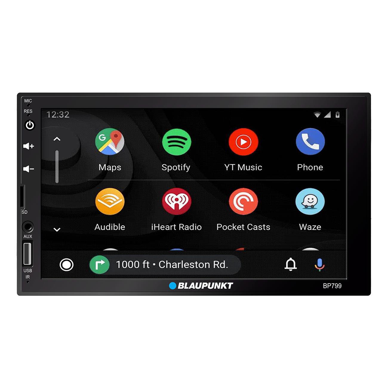 Blaupunkt Double DIN Mechless Receiver with 7-Inch Touch Screen - Android Auto & - View 2