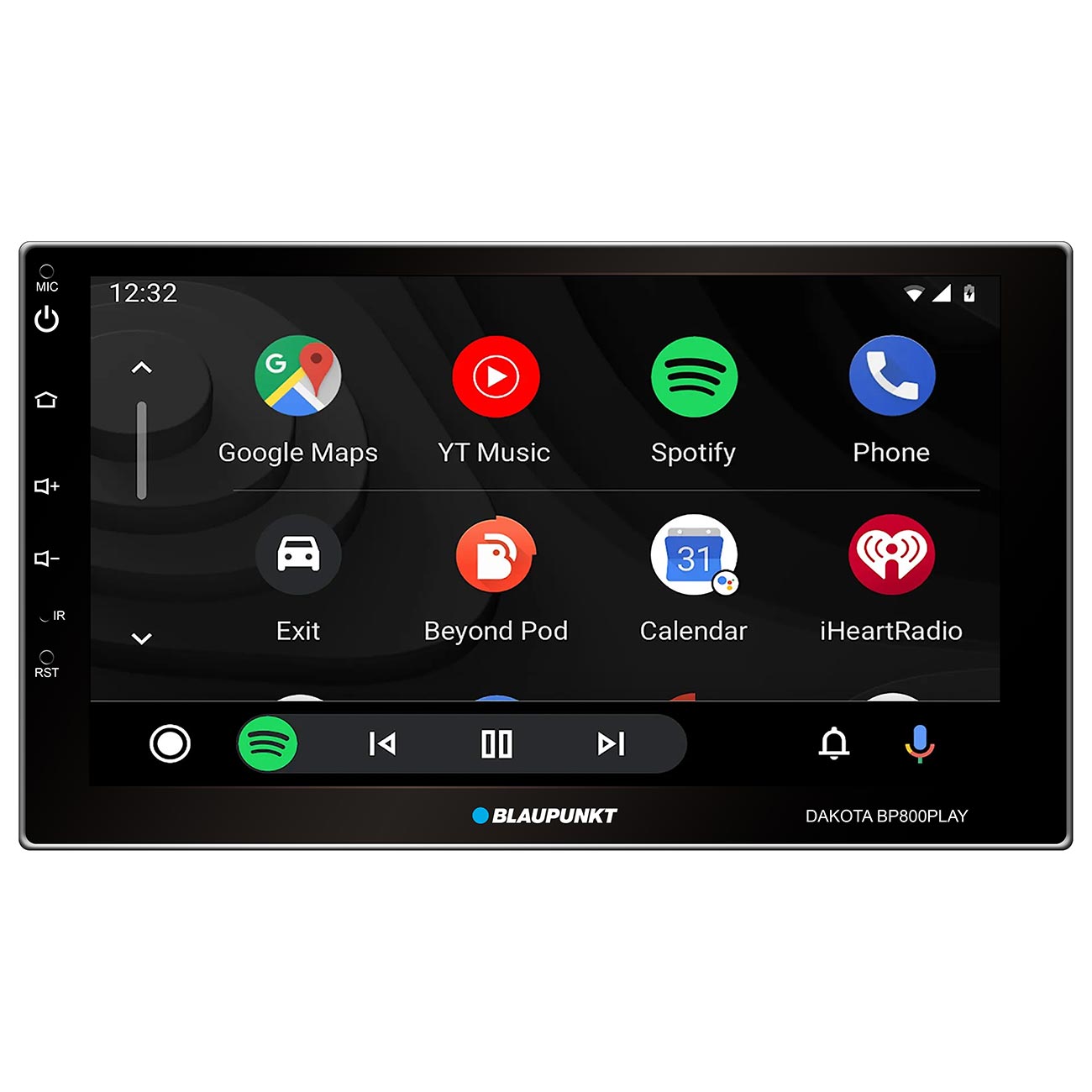 Blaupunkt BP800PLAY 7-Inch Double DIN Mechless Fixed Face Touchscreen Receiver w - View 3