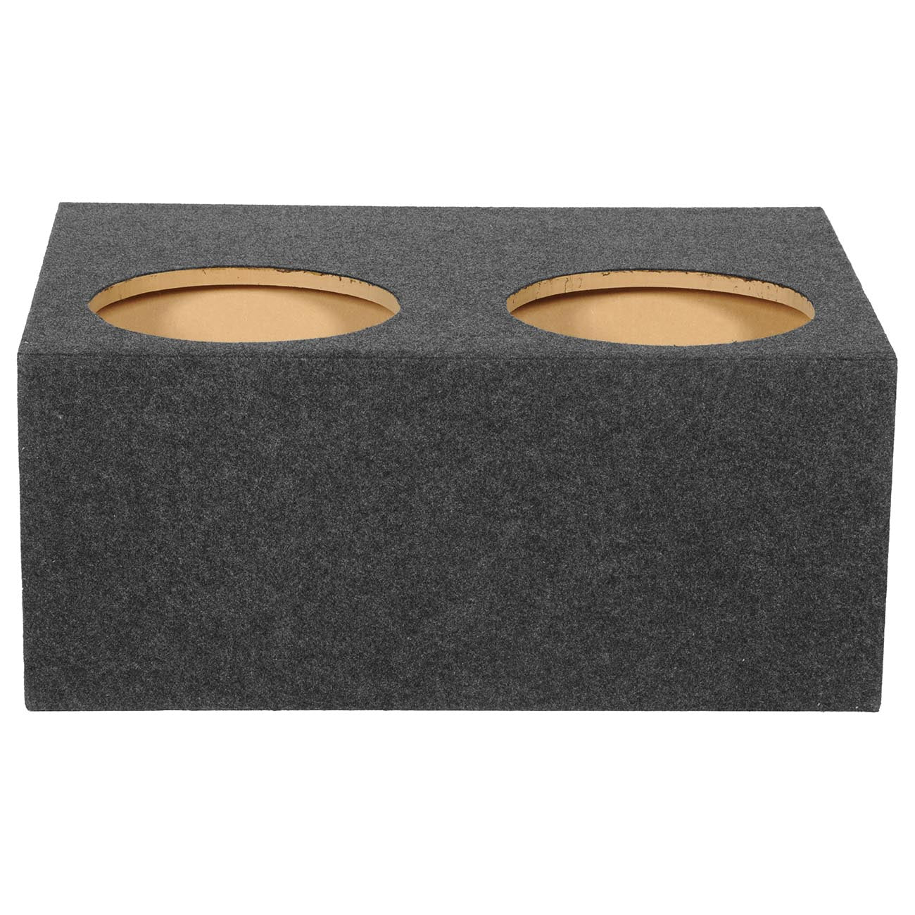 QPower Quad 12-Inch Sealed Angled Front Woofer Enclosure - BQBASS124T