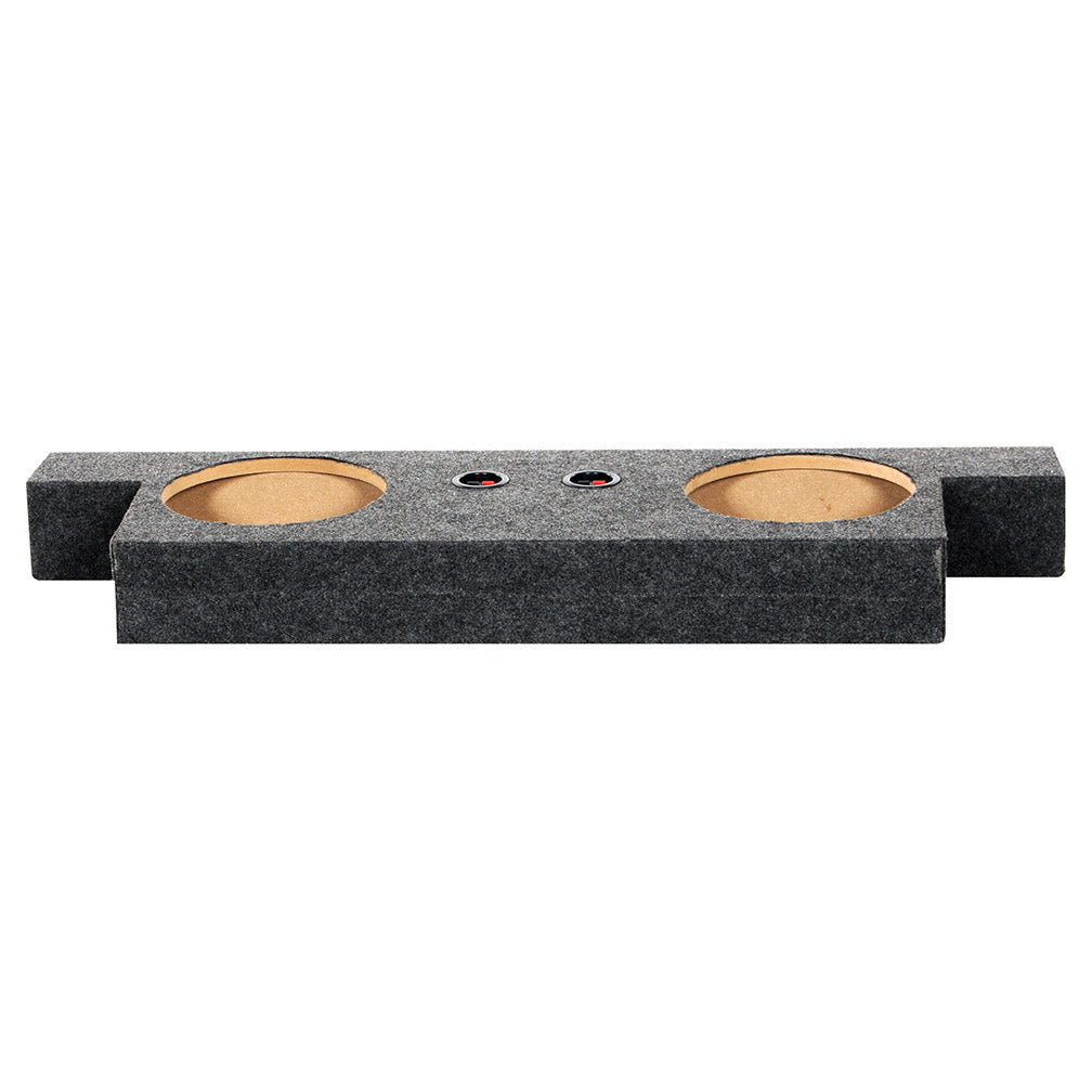 QPower Colorado/Canyon Crew Cab '04-14 Dual 10-Inch Sealed Empty Woofer Box - View 4