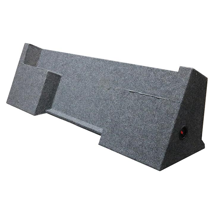 QPower Dodge Extended-Cab Dual 12-Inch Sealed Empty Woofer Enclosure (Part BQDOD - View 2