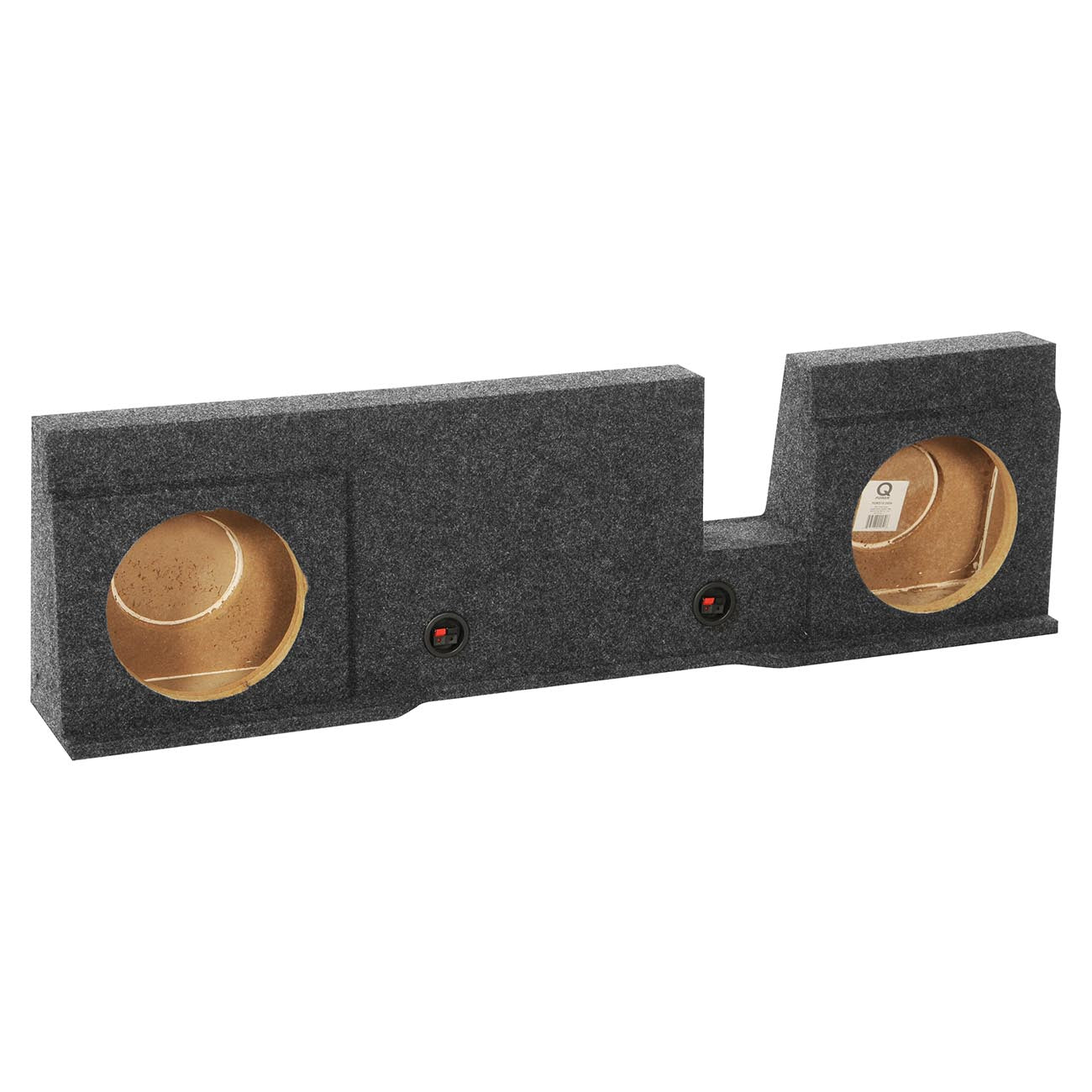QPower Ford F-150 Super Crew 2004-2008 Dual 10-Inch Sealed Woofer Enclosure - View 2