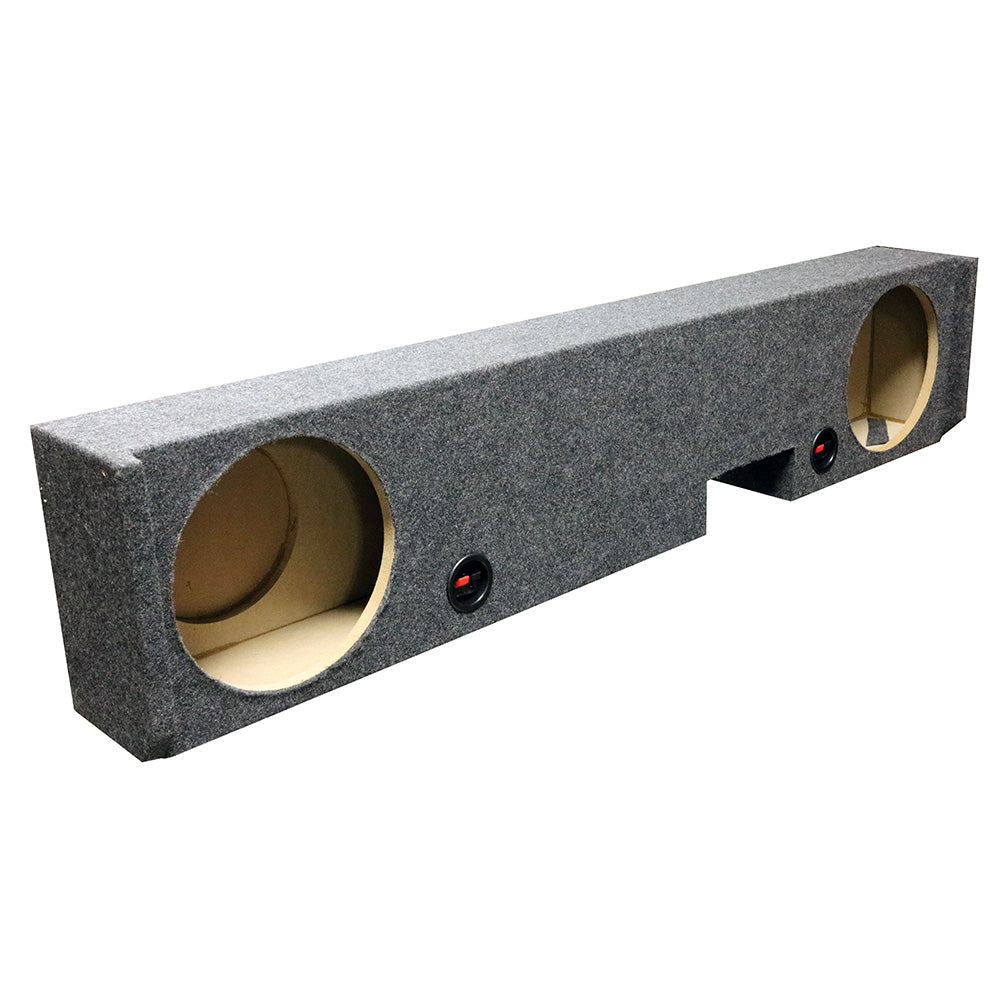 QPower Ford F-250/F-350 Extended Cab Dual 10-Inch Empty Woofer Enclosure (Part B - View 2