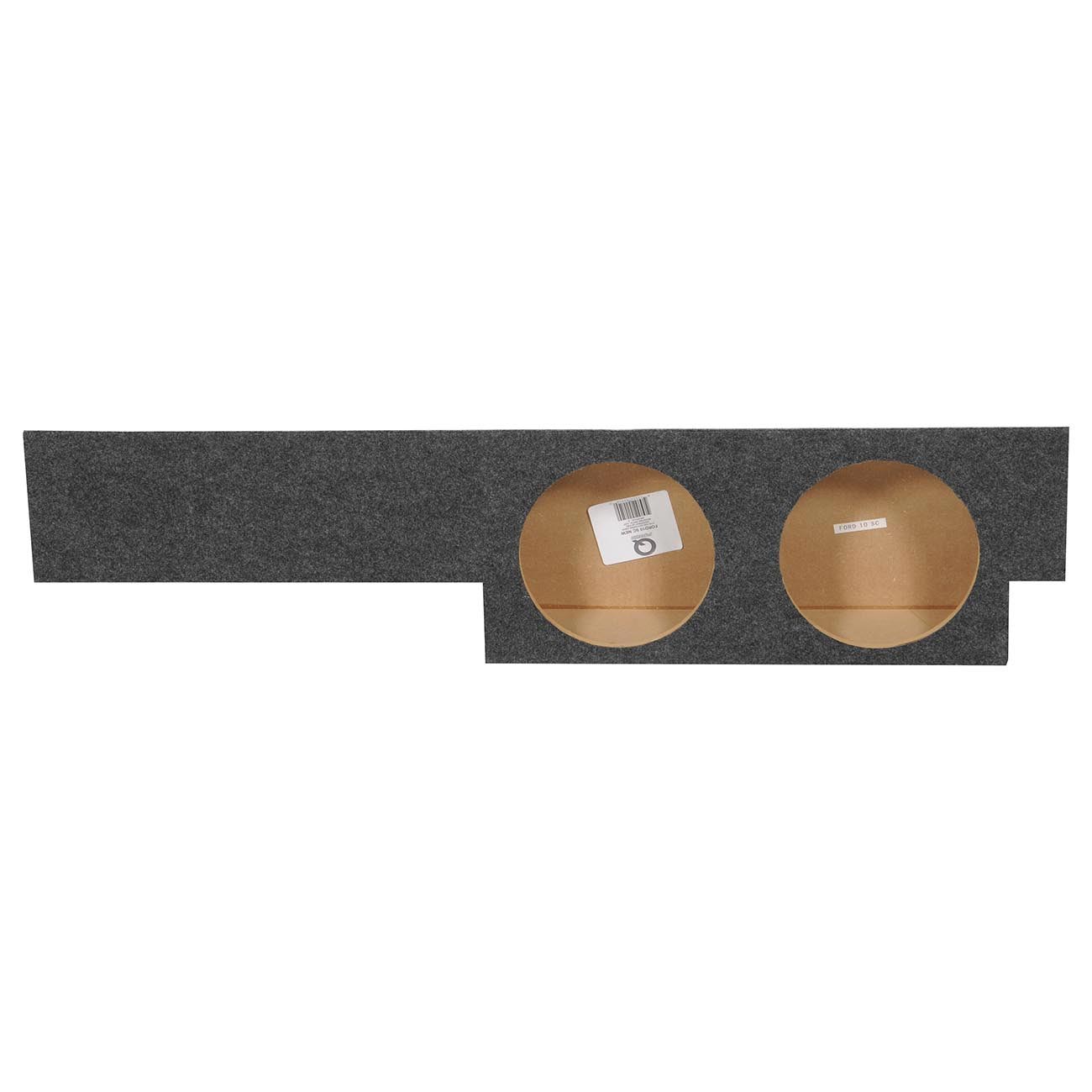 QPower Ford F-150 Super Crew '00-'03 Dual 10-Inch Empty Woofer Enclosure - View 4