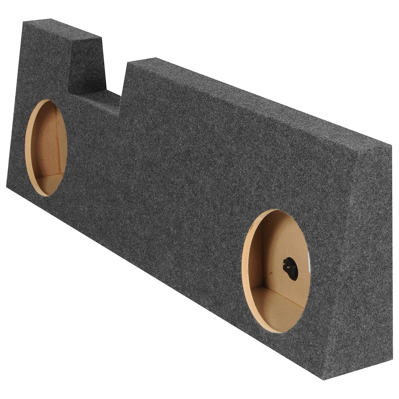 QPower Ford F-Series Super Duty Crew Cab Dual 10-Inch Empty Woofer Box - View 1