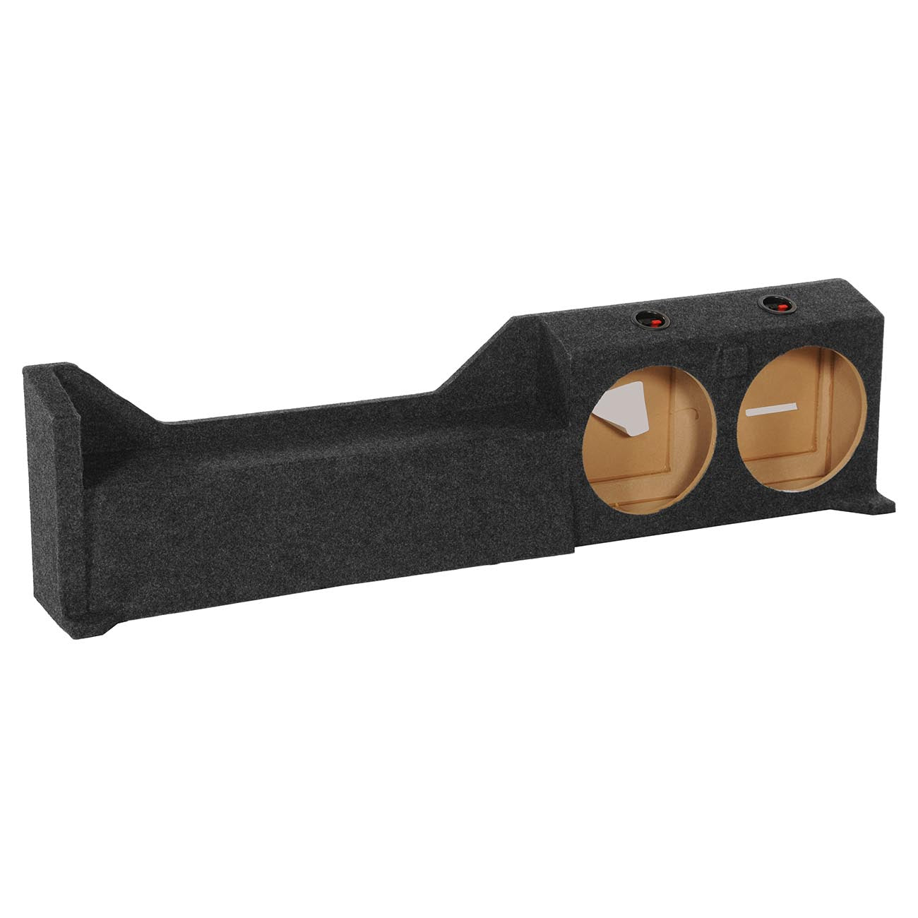 QPower Nissan Frontier Crew Cab Dual 10-Inch Sealed Subwoofer Enclosure (Part Nu - View 2