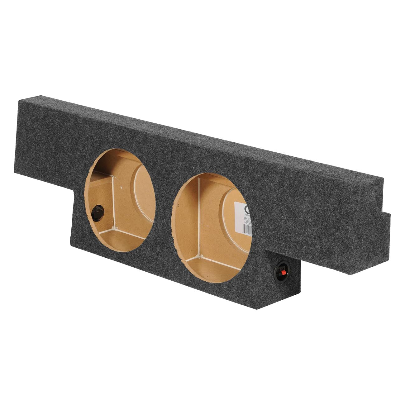 QPower GMC/Chevy Crew Cab 2004-2006 Dual 10-Inch Empty Woofer Box - View 1