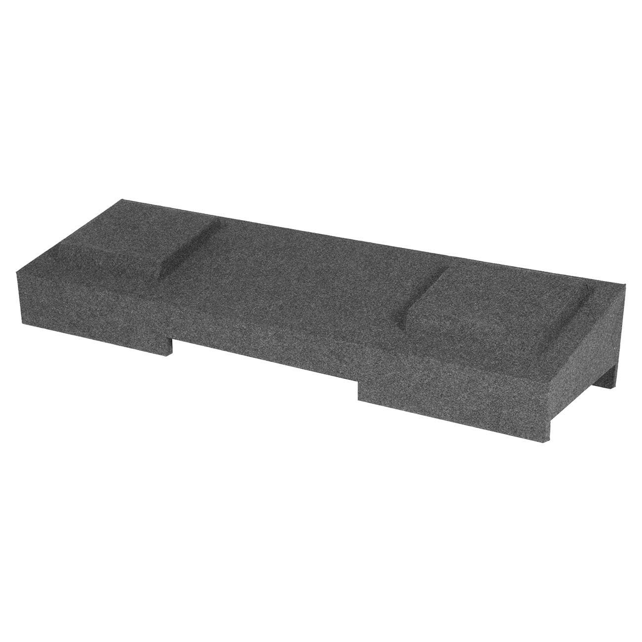 QPower GMC/Chevy Crew Cab '07-'13 Dual 10-Inch Empty Woofer Box - View 2