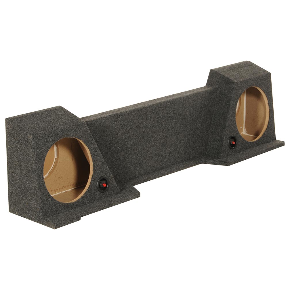QPower GMC/Chevy Extended Cab Dual 10-Inch Empty Woofer Box (Model BQGMC102007HT - View 2