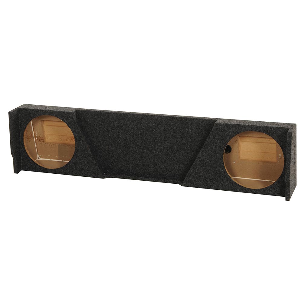 QPower GMC/Chevy Extended Cab Dual 12-Inch Empty Woofer Box (High Transmission) - View 1