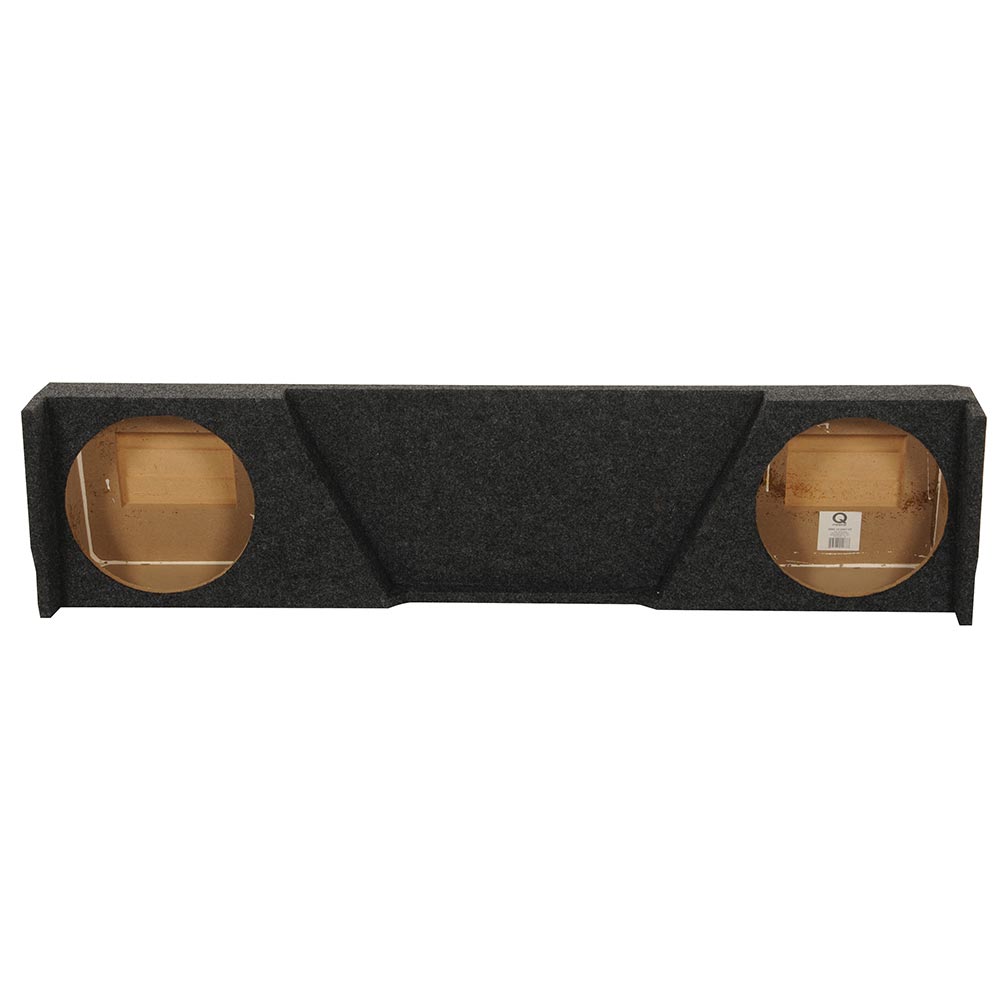 QPower GMC/Chevy Extended Cab Dual 12-Inch Empty Woofer Box (High Transmission) - View 2
