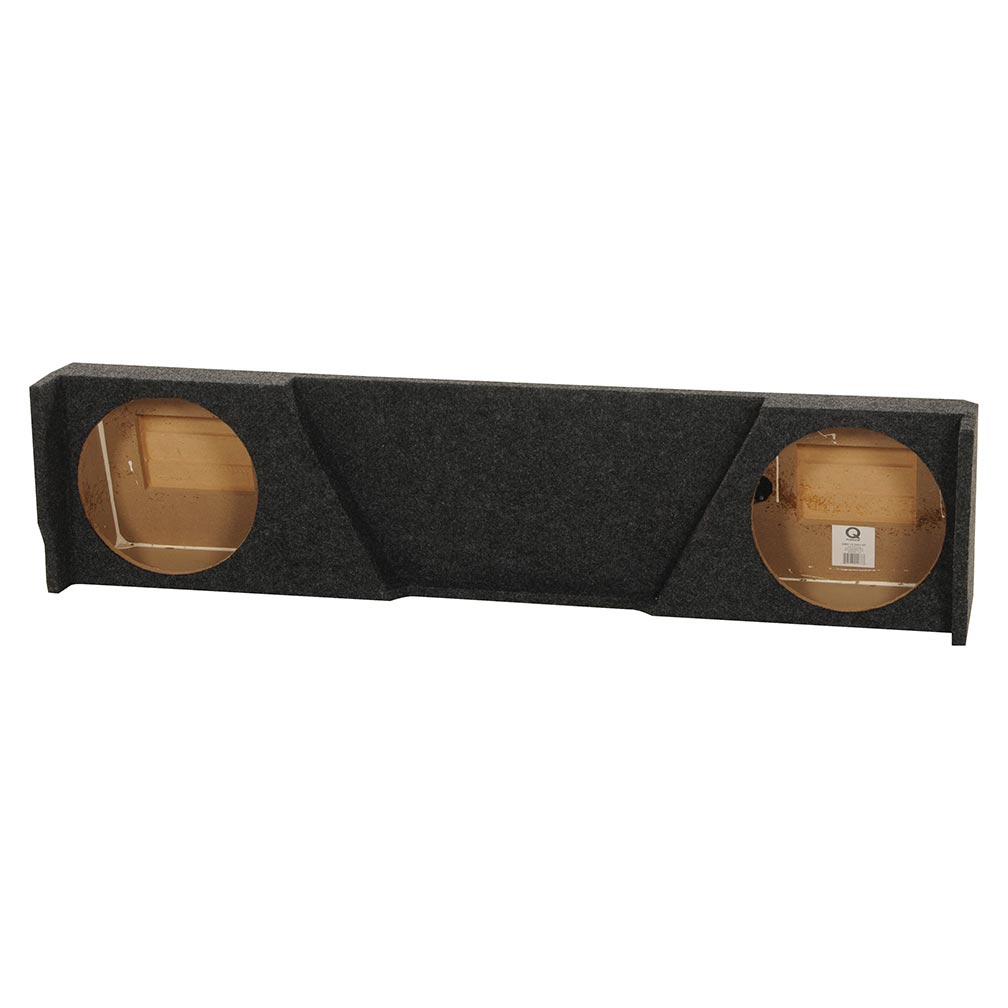 QPower GMC/Chevy Extended Cab Dual 12-Inch Empty Woofer Box (High Transmission) - View 4