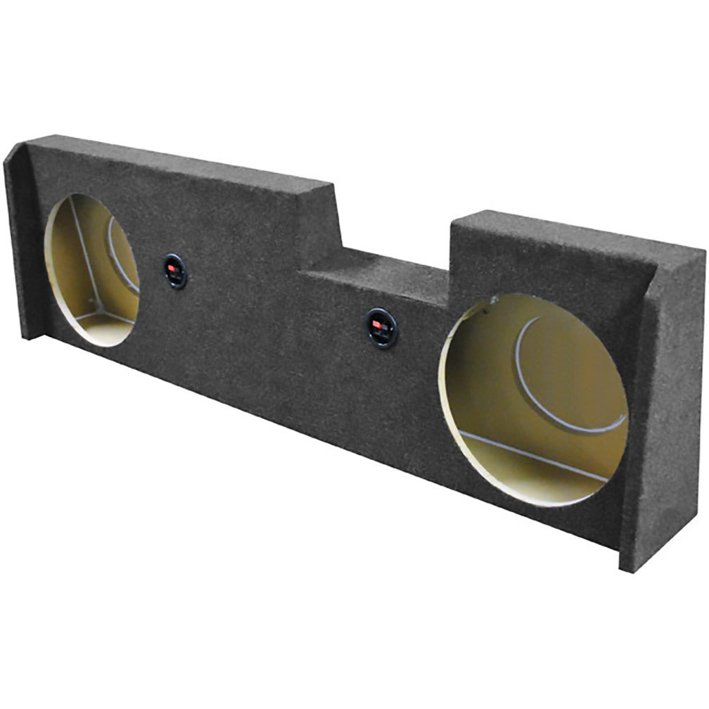 QPower GMC/Chevy Crew Cab 2014-2018 Dual 12-Inch Empty Woofer Box - View 1