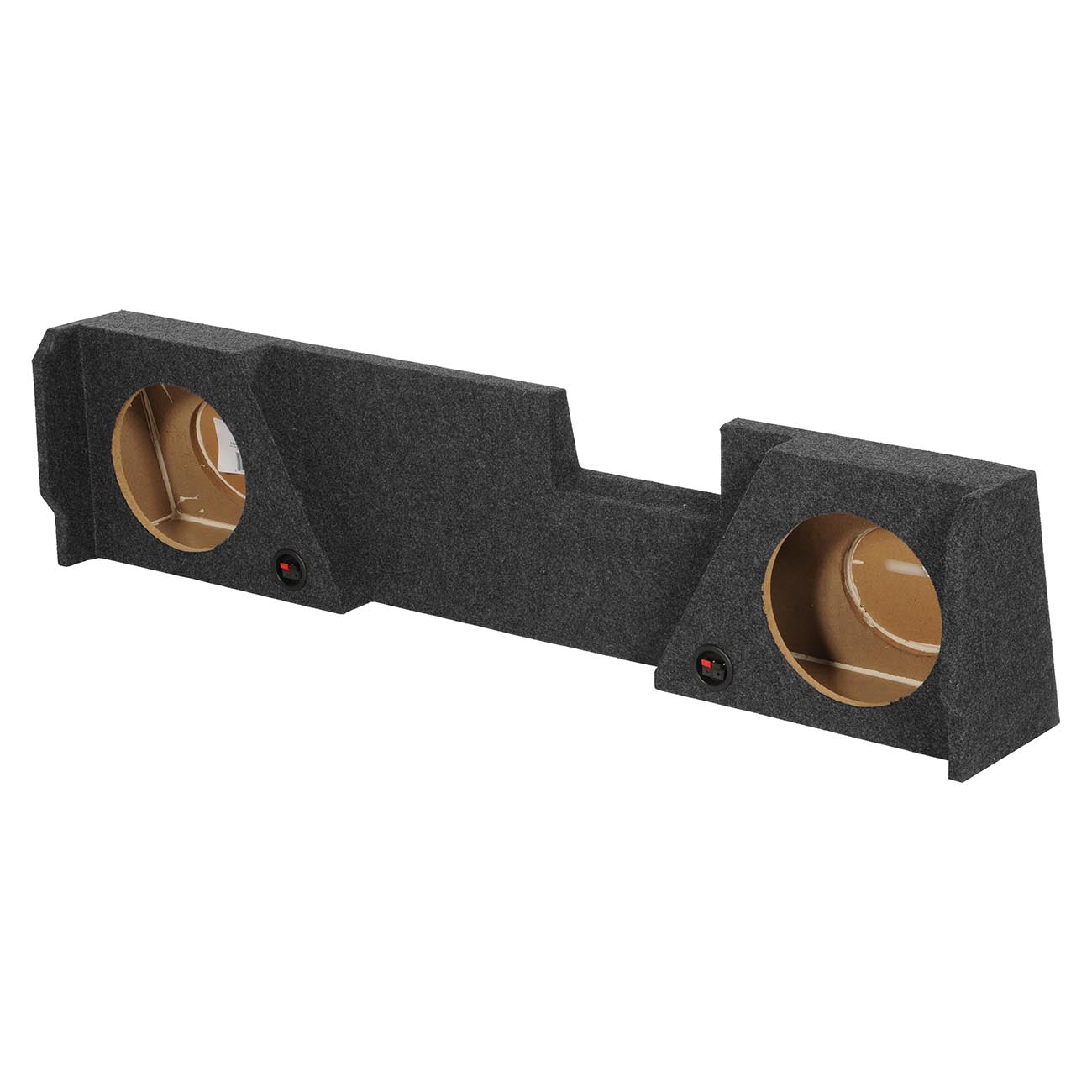 QPower GMC/Chevy Double Cab '14-'24 Dual 12-Inch Empty Woofer Box - View 1