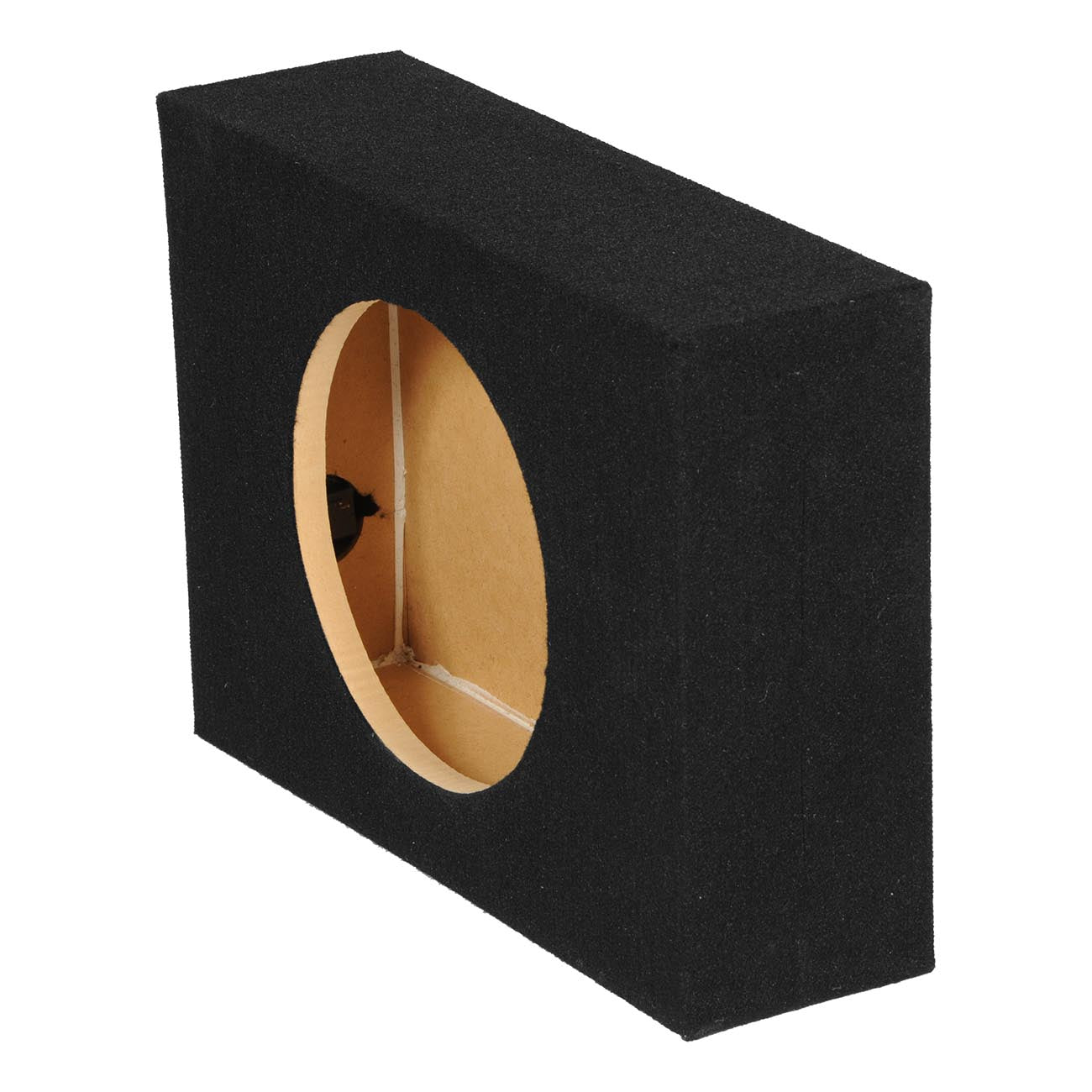 Qpower Single 10-Inch Shallow Mount Sealed Woofer Enclosure (Model BQSHALLOW10SI - View 1