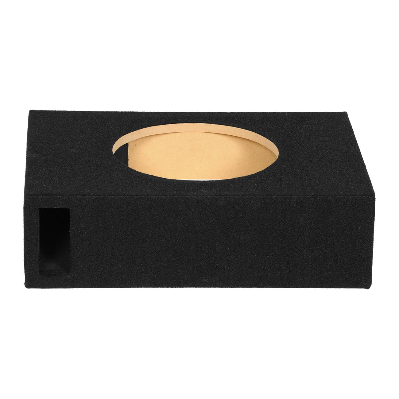 QPower Single 10-Inch Vented Shallow Mount Empty Woofer Enclosure (BQSHALLOW110V - View 4