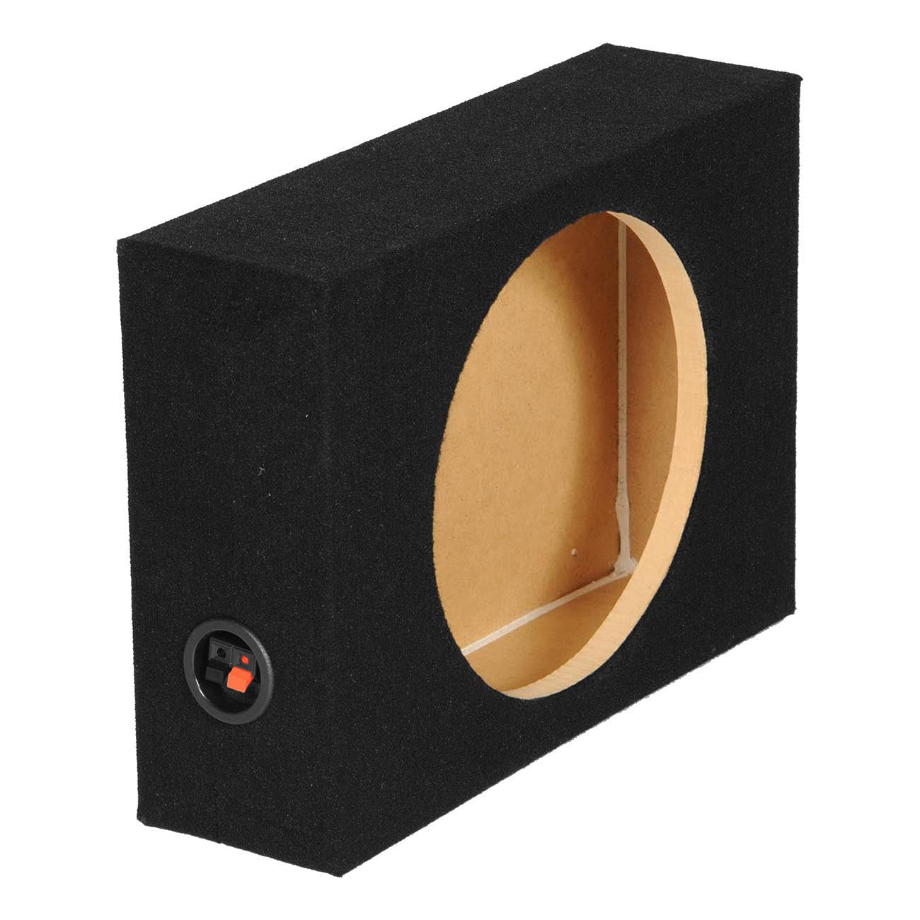 Qpower Single 12-Inch Shallow Mount Sealed Woofer Enclosure - View 2