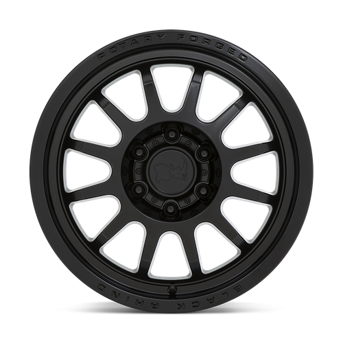 Black Rhino Hard Alloys RAPID 17-Inch Matte Black Wheel, 5x150 Bolt Pattern, +10 Offset