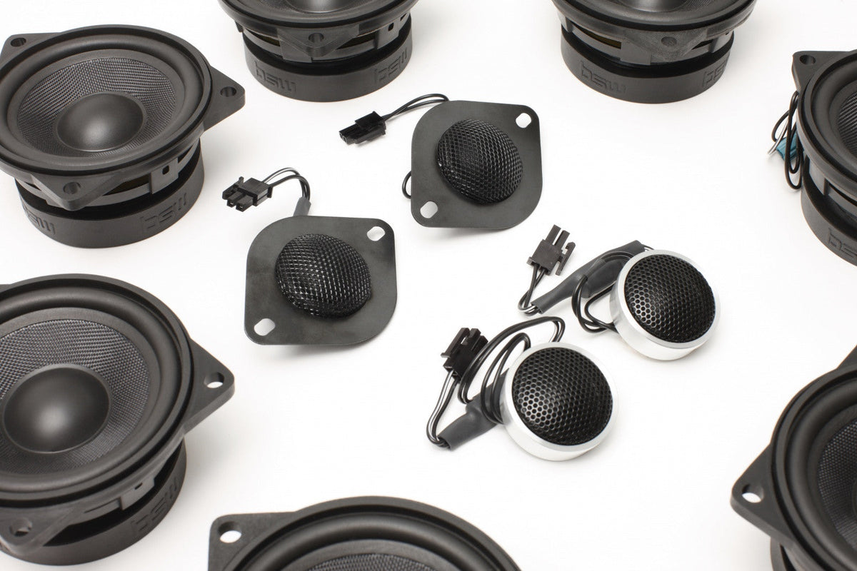 Stage One BMW Speaker Upgrade for E60/E61 Sedan/Wagon with Premium Top Hi-Fi